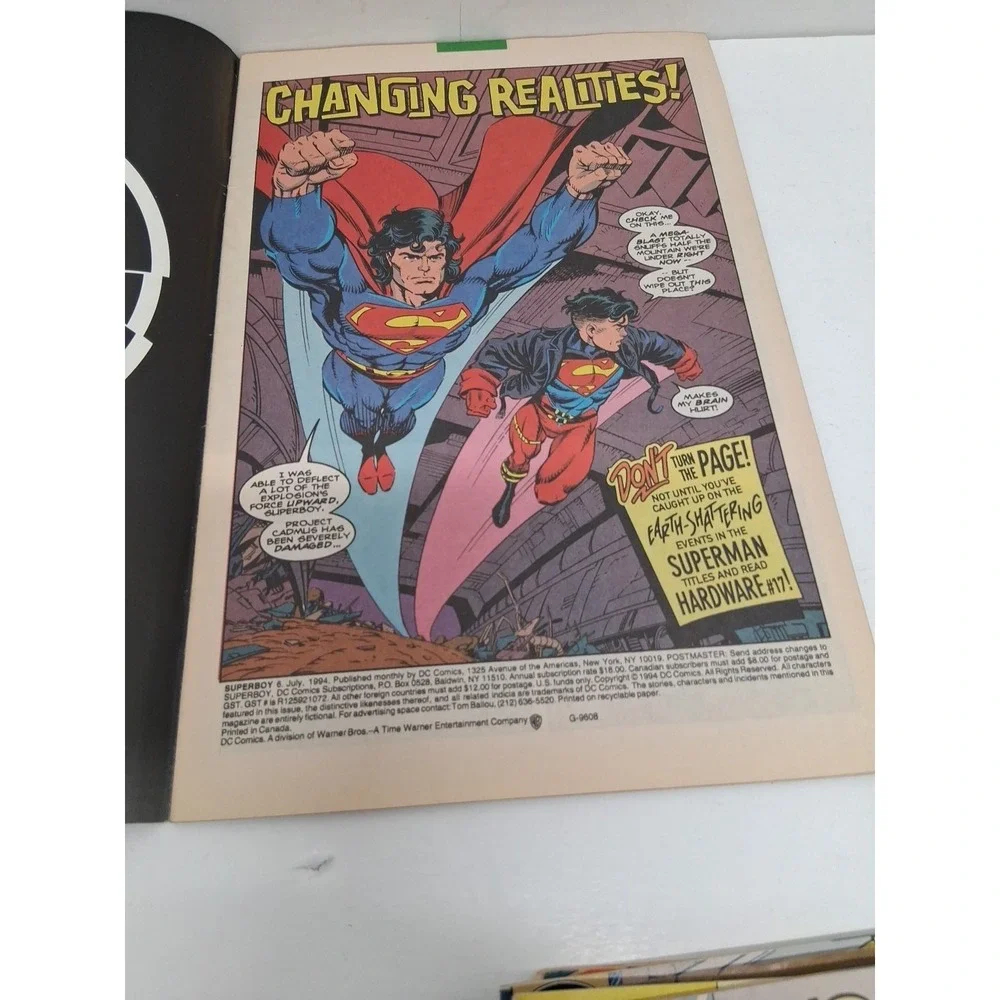 Lot Of 7 Superboy DC Comics